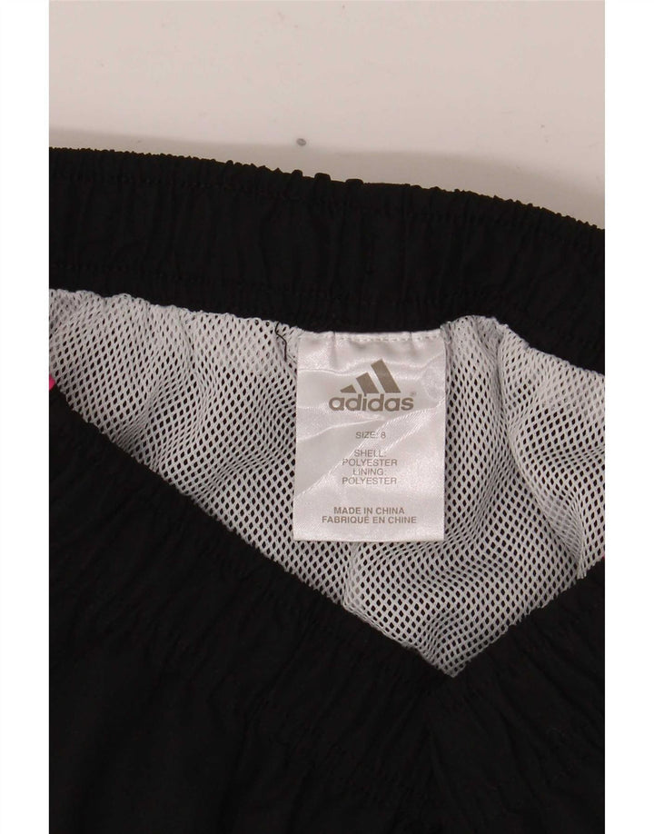 Adidas Womens Sport Shorts UK 8 Small W24 Black Polyester