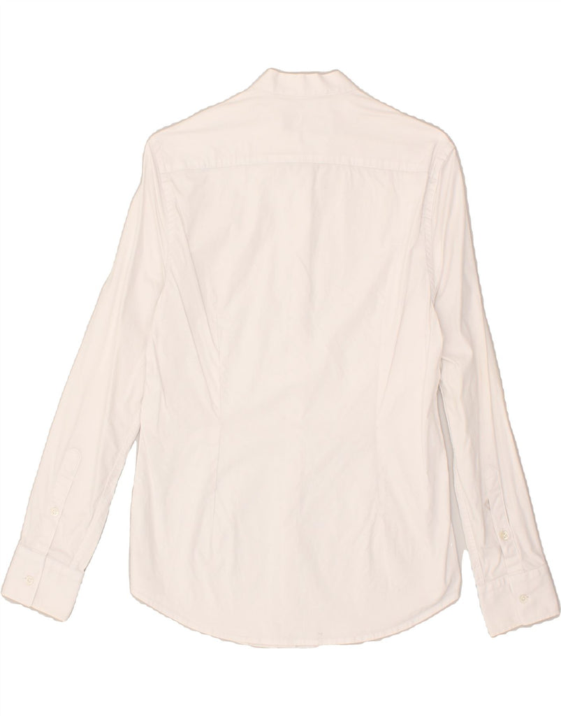 TRUSSARDI Womens Shirt IT 40 Small White | Vintage Trussardi | Thrift | Second-Hand Trussardi | Used Clothing | Messina Hembry 
