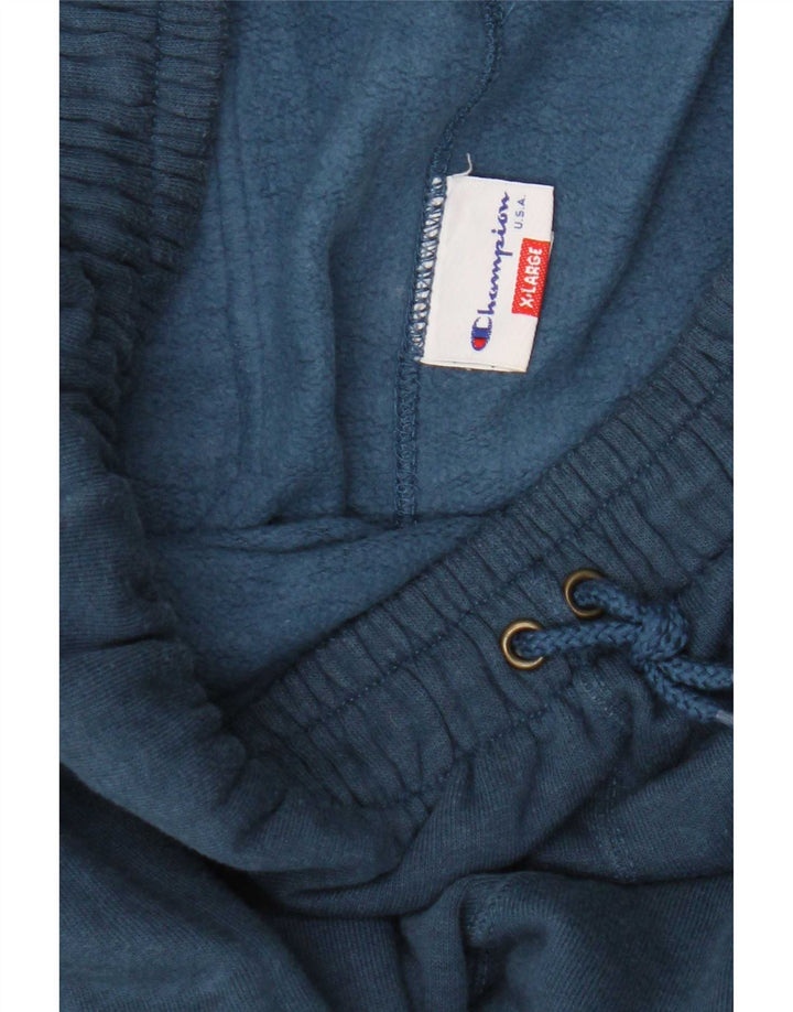 Champion Mens Tracksuit Trousers XL Blue Cotton