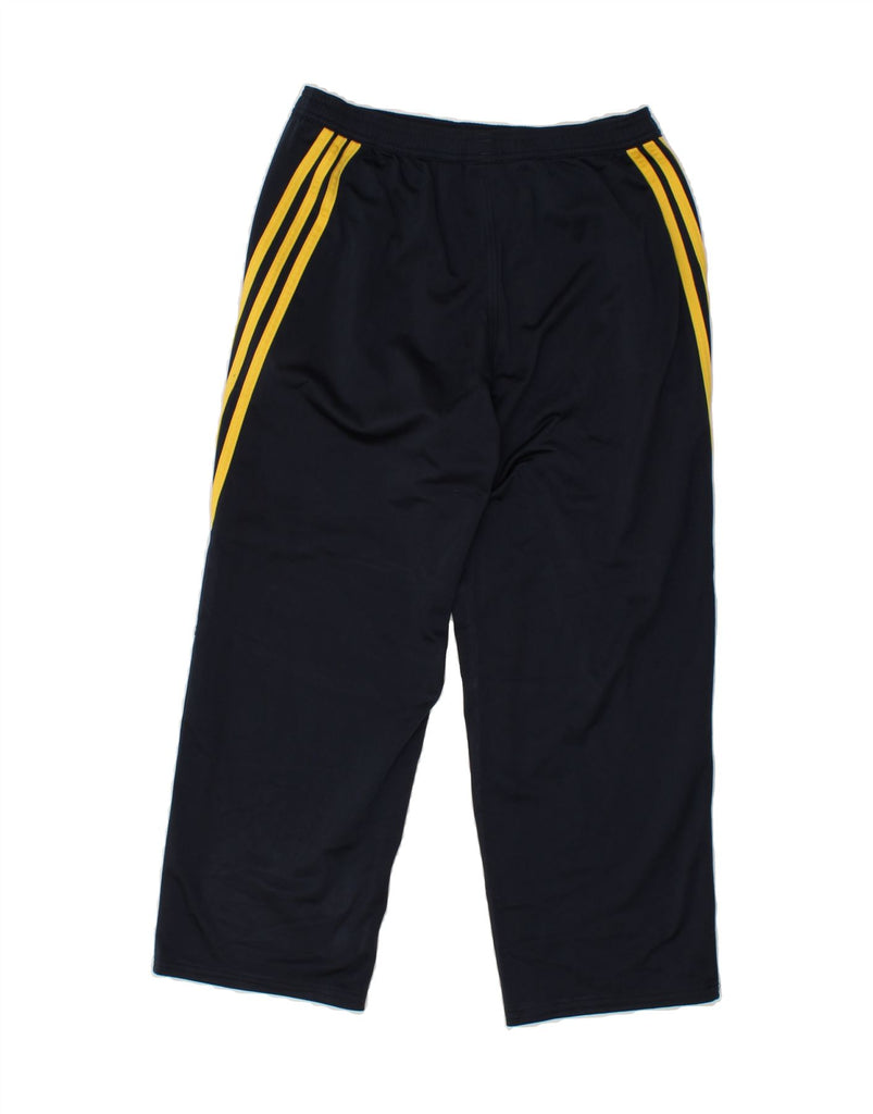 ADIDAS Boys Tracksuit Trousers 13-14 Years  Navy Blue Vintage Adidas and Second-Hand Adidas from Messina Hembry 