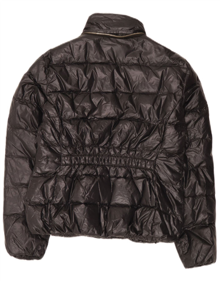 Zara Womens Padded Jacket UK 14 Large Black