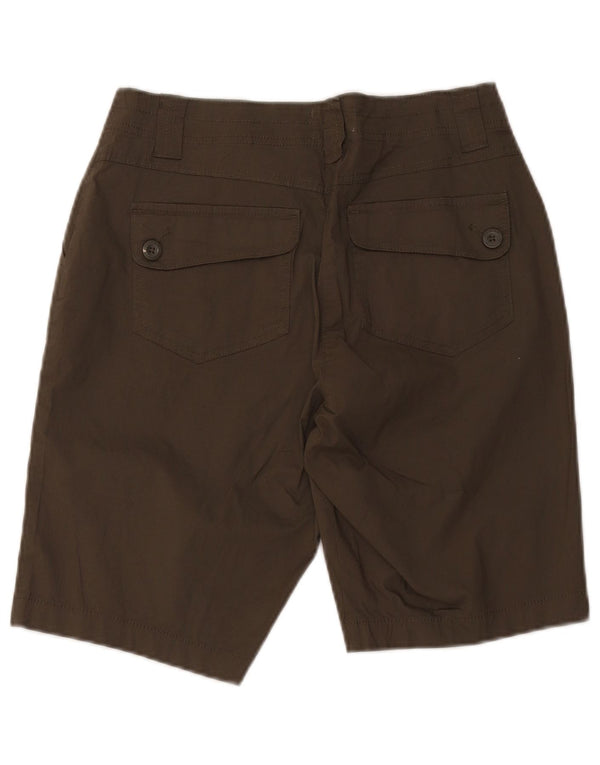 Mountain Warehouse Womens Chino Shorts UK 10 Small W30 Khaki Cotton
