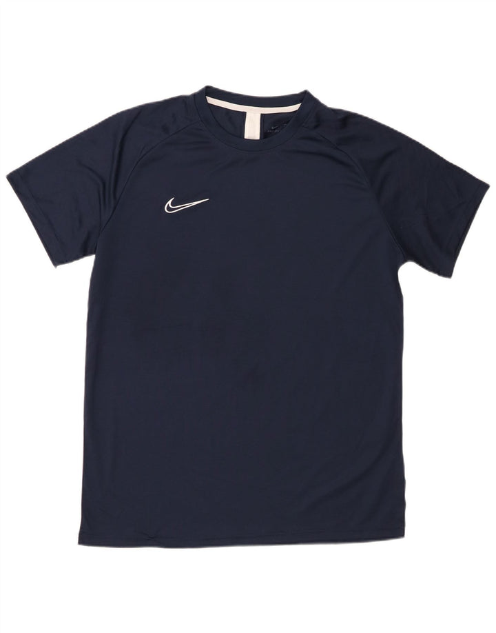 Nike Mens Dri Fit T-Shirt Top XL Navy Blue