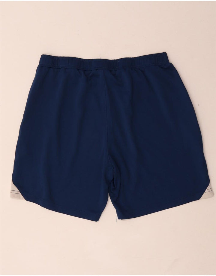 UMBRO Mens Sport Shorts Medium  Navy Blue Colourblock Polyester