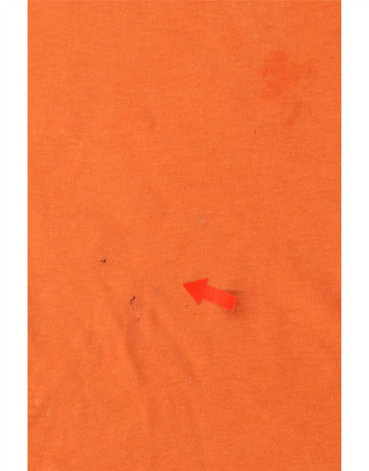 CERRUTI 1881 Mens Graphic T-Shirt Top Medium Orange Cotton Vintage Cerruti 1881 and Second-Hand Cerruti 1881 from Messina Hembry 