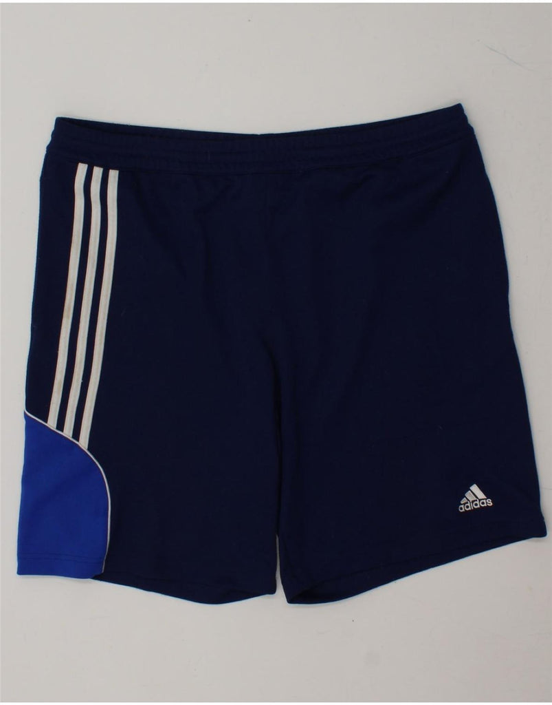 ADIDAS Mens Climalite Sport Shorts XL Navy Blue Polyester Vintage Adidas and Second-Hand Adidas from Messina Hembry 