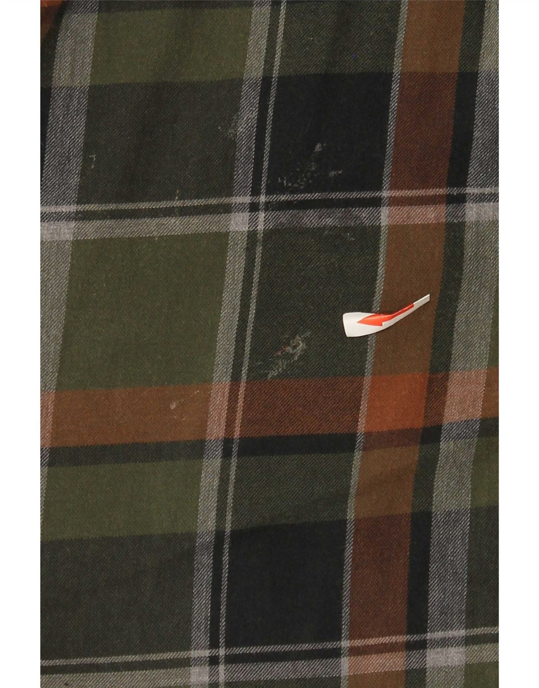 Gap Mens Standard Fit Flannel Shirt Large Green Check Cotton