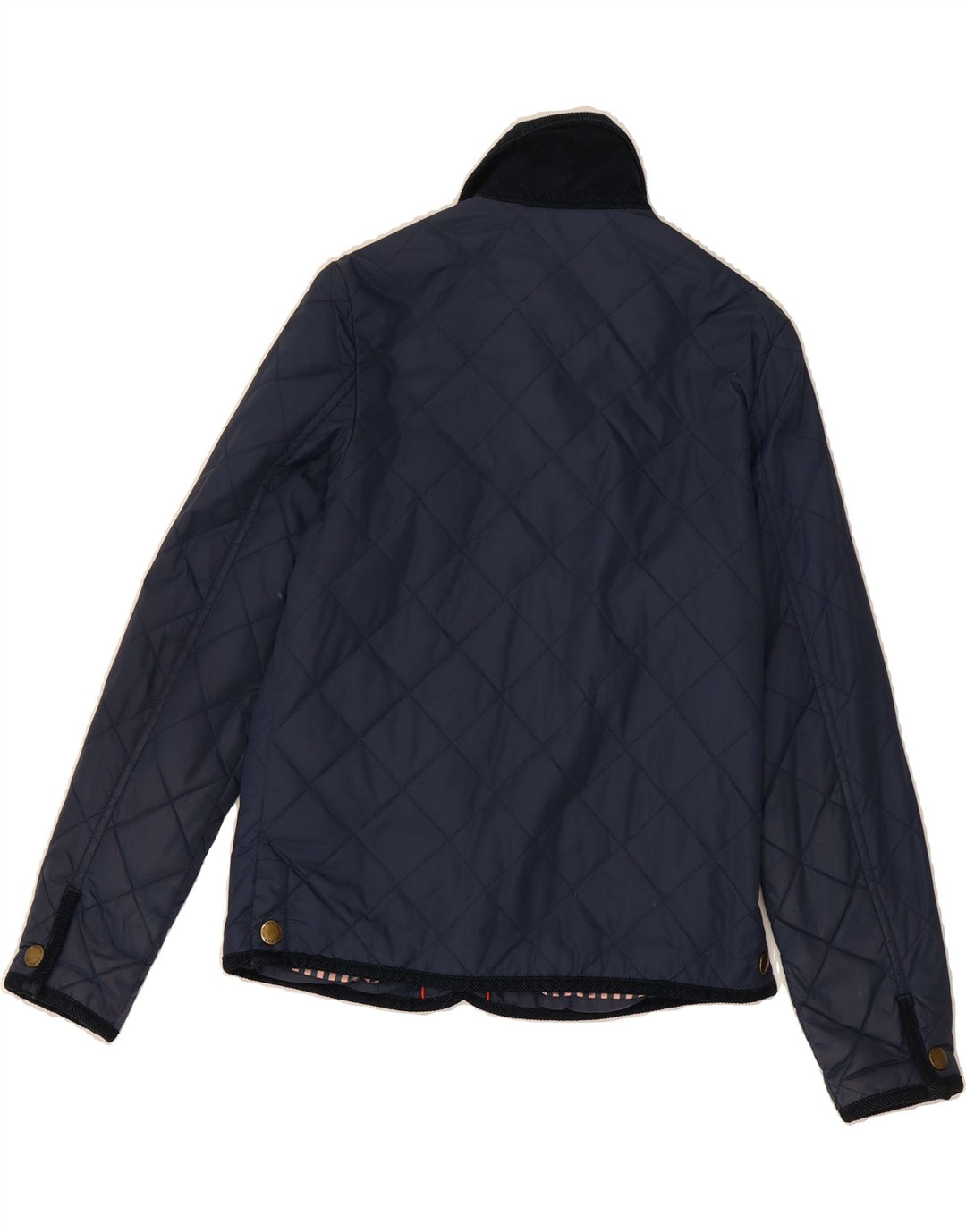 JACK WILLS Womens Quilted Jacket UK 8 Small Navy Blue Nylon Vintage Jack Wills and Second-Hand Jack Wills from Messina Hembry 