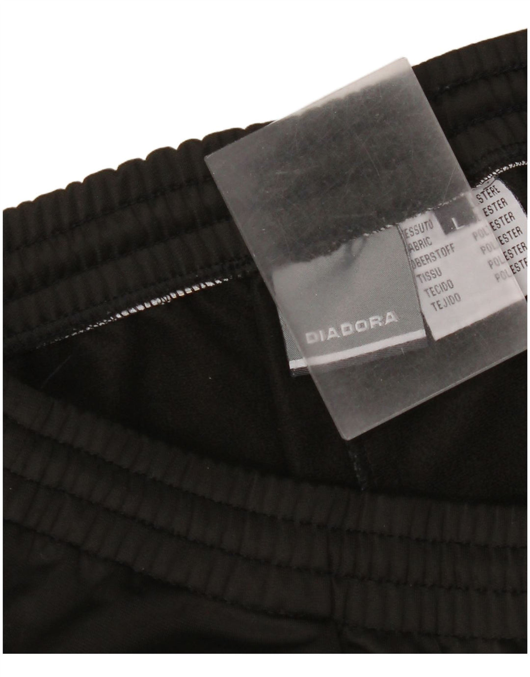 Diadora Mens Tracksuit Trousers Large  Black Polyester
