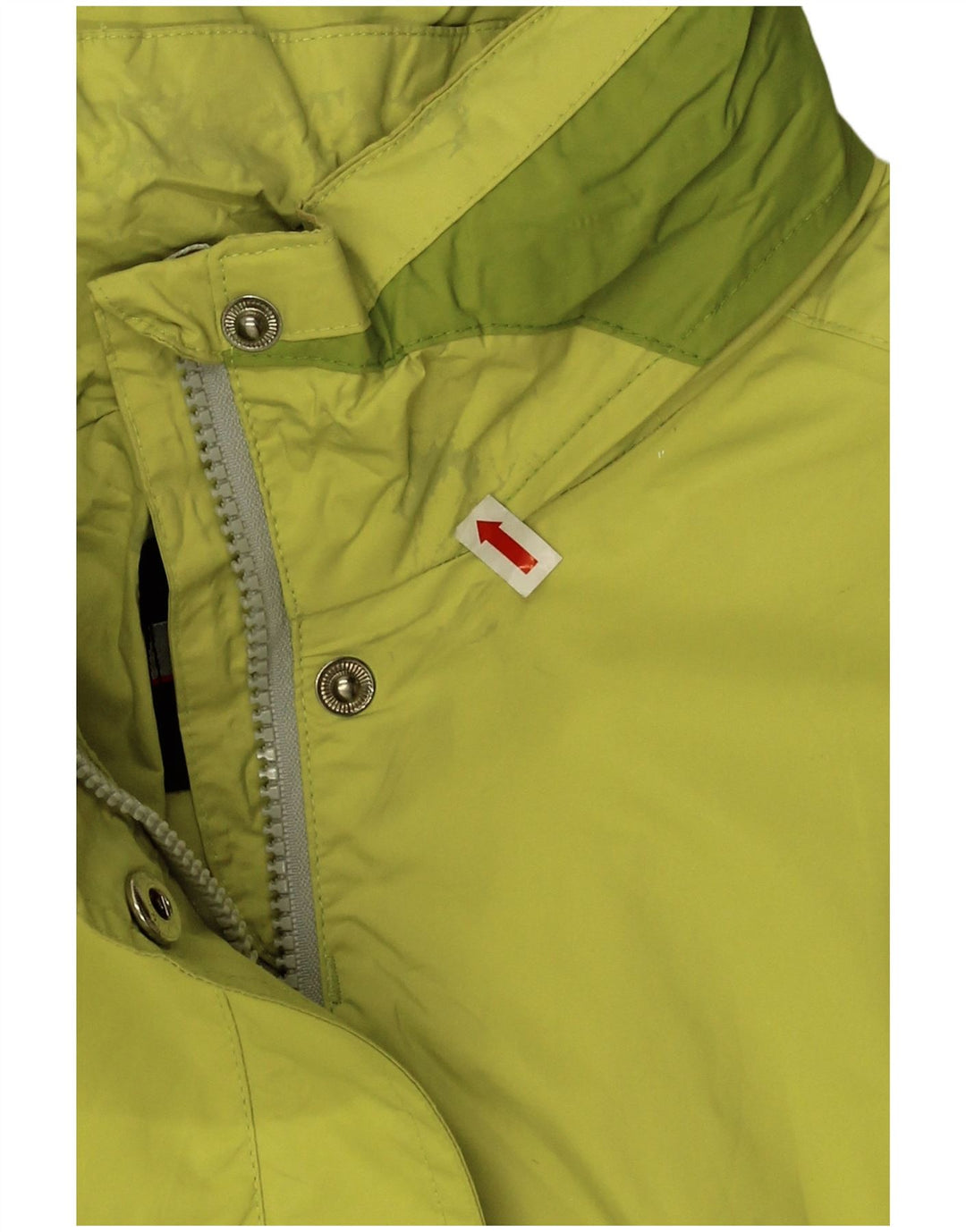 K-Way Womens Rain Jacket IT 42 Medium Green Colourblock Polyester
