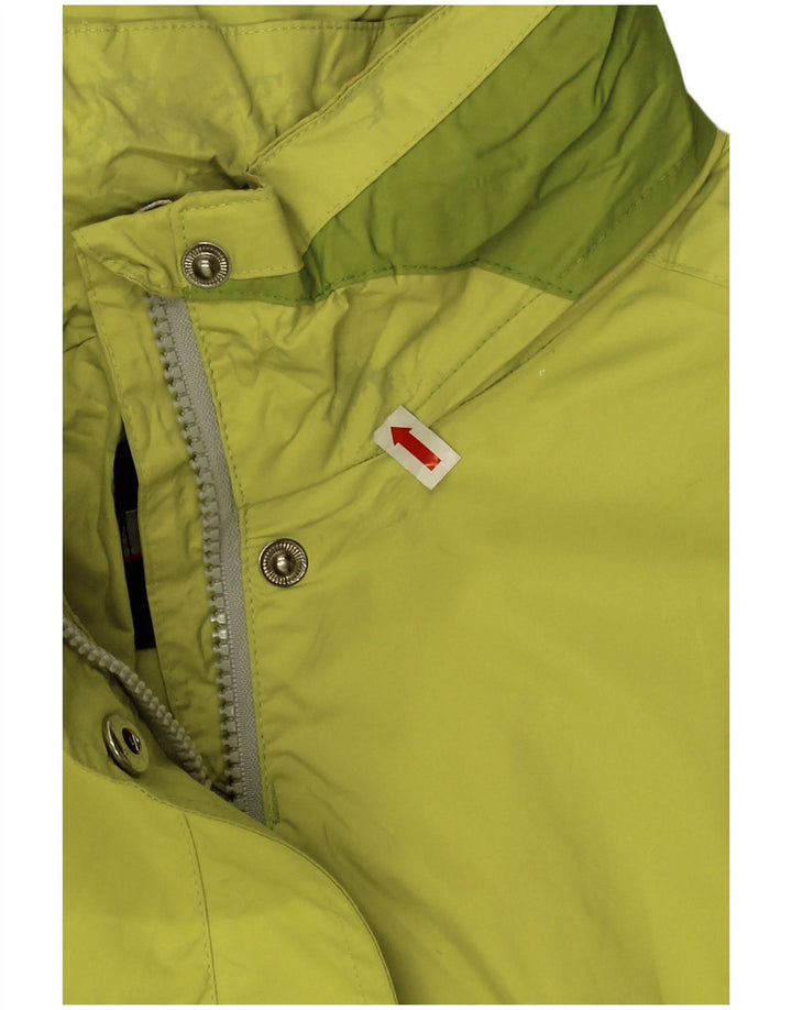 K-Way Womens Rain Jacket IT 42 Medium Green Colourblock Polyester