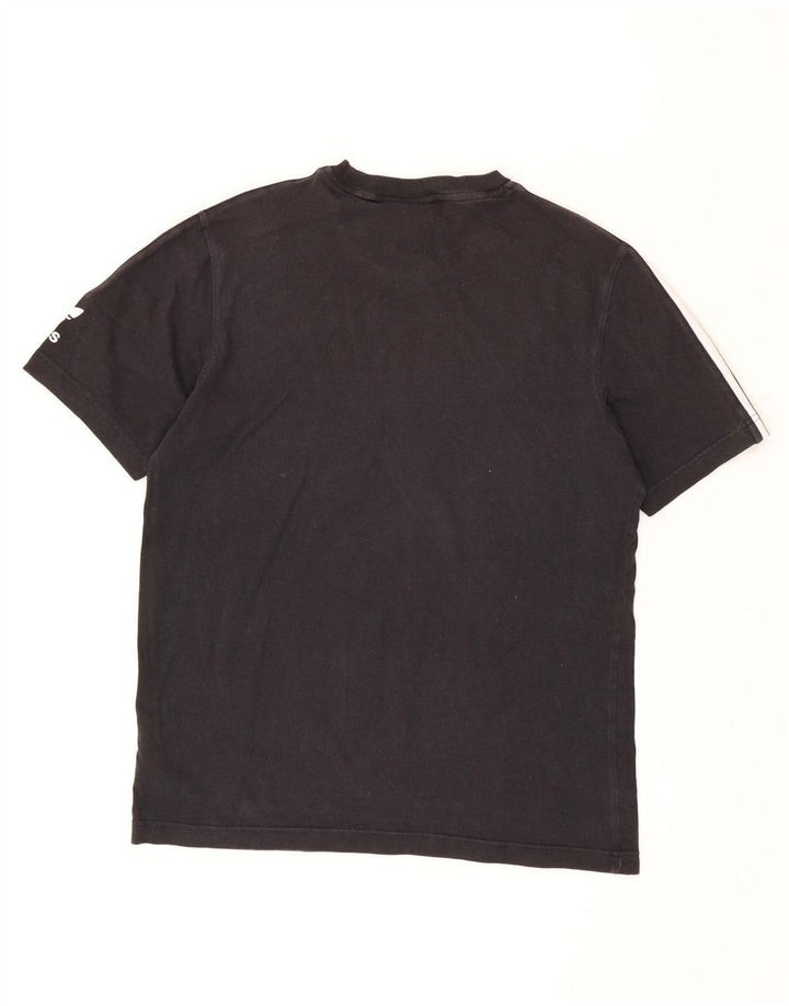 ADIDAS Mens T-Shirt Top Small Black Cotton