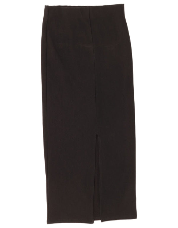 Zara Womens Midi Skirt Small W26 Black