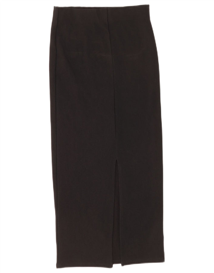 Zara Womens Midi Skirt Small W26 Black