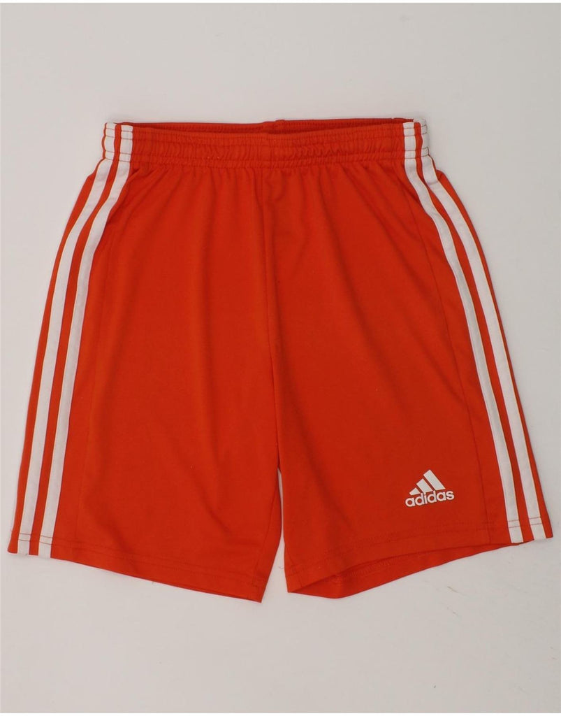 ADIDAS Boys Aeroready Sport Shorts 11-12 Years Orange Polyester | Vintage Adidas | Thrift | Second-Hand Adidas | Used Clothing | Messina Hembry 