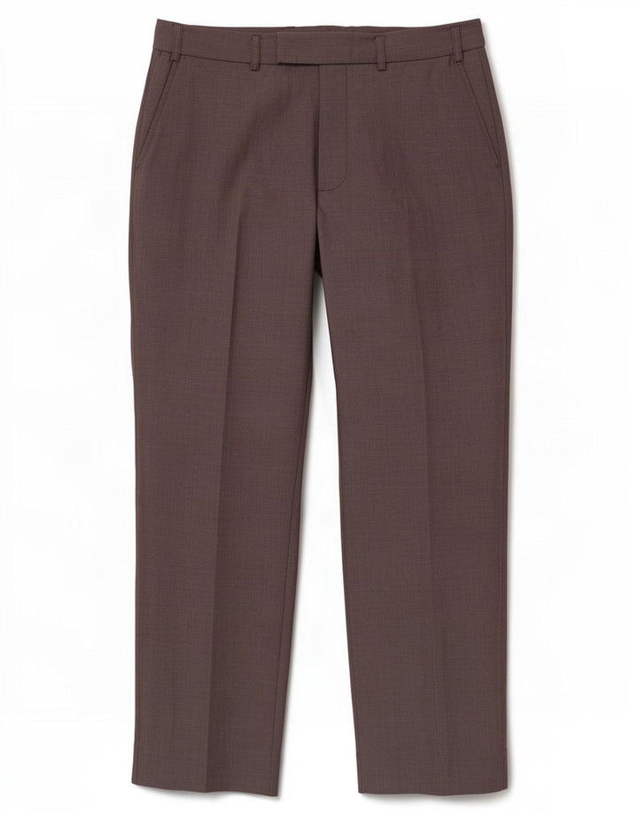 Marks & Spencer Mens Autograph Straight Suit Trousers W36 L31 Grey Wool