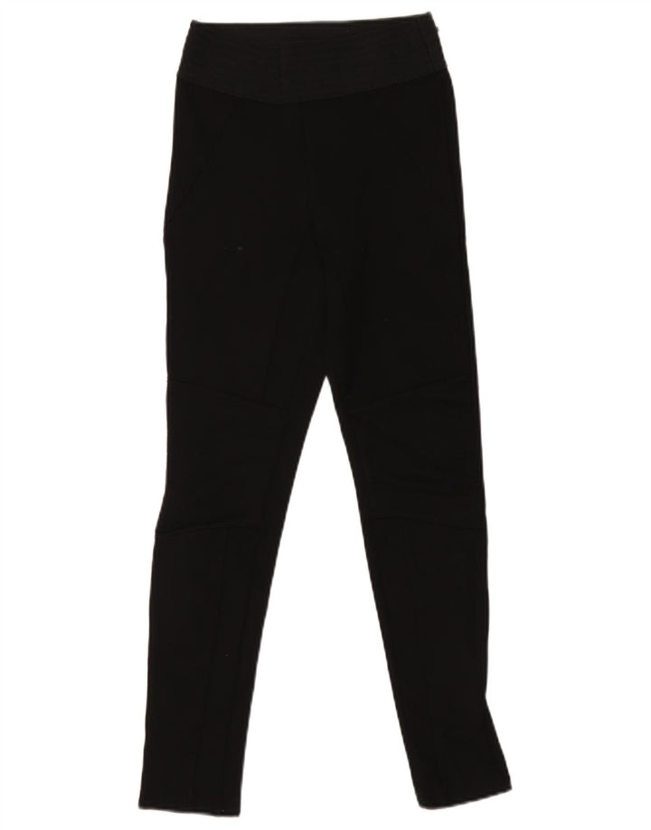 Zara Womens Leggings UK 8 Small  Black