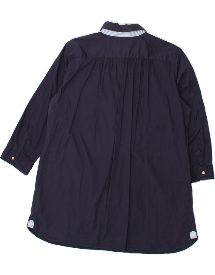 MARINA YACHTING Womens 3/4 Sleeve Pullover Shirt UK 20 2XL Navy Blue Vintage Marina Yachting and Second-Hand Marina Yachting from Messina Hembry 