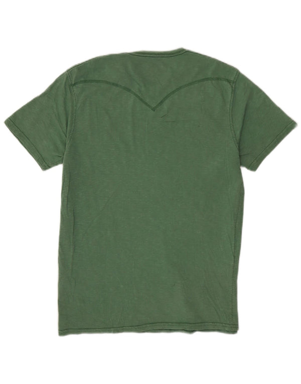 Levi's Mens T-Shirt Top Medium Green Flecked Cotton