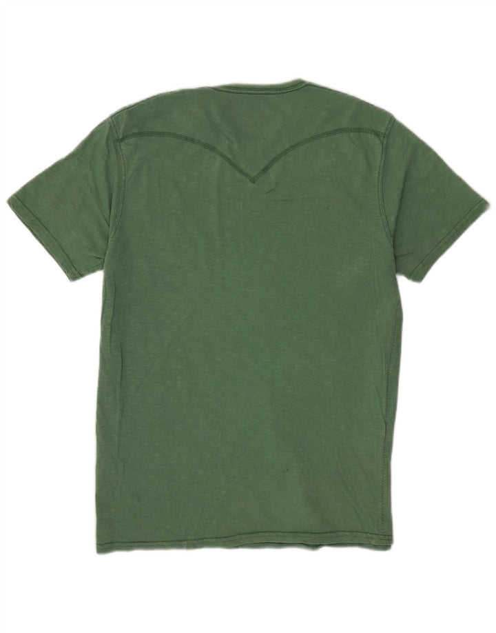 Levi's Mens T-Shirt Top Medium Green Flecked Cotton