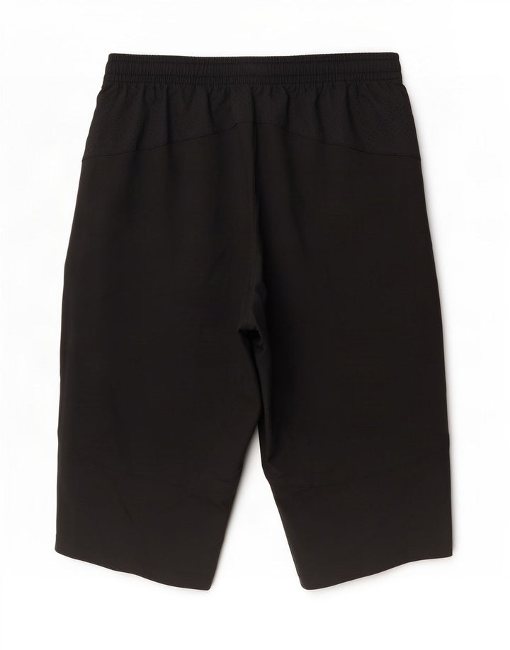 Umbro Womens Bermuda Sport Shorts UK 12 Medium Black Polyester