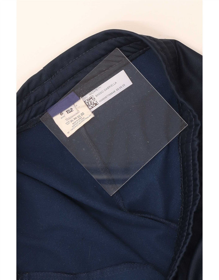 Asics Boys Tracksuit Trousers 11-12 Years Navy Blue Polyester