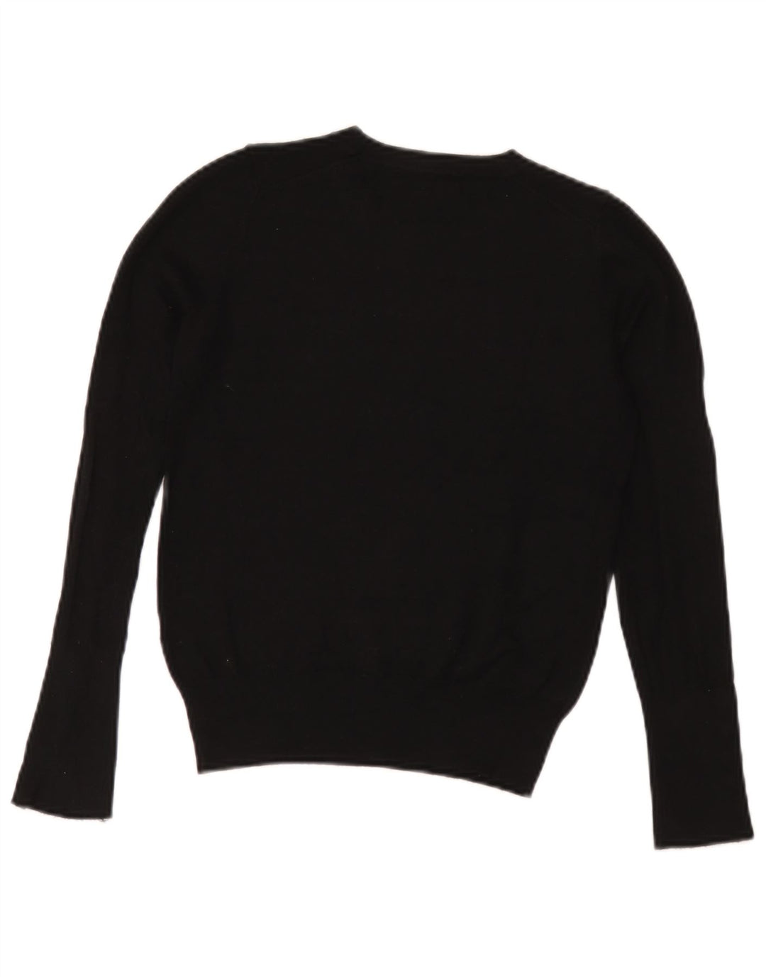 Zara Womens Crew Neck Jumper Sweater UK 10 Small Black