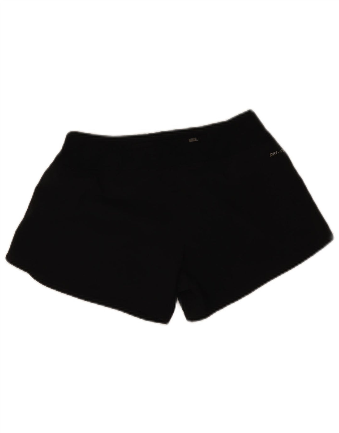 Nike Womens Dri Fit Sport Shorts UK 10 Small Black Polyester