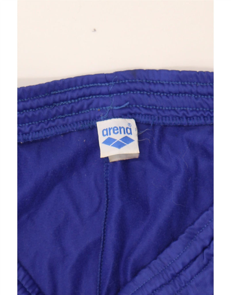 ARENA Mens Graphic Tracksuit Trousers Large Blue Colourblock Vintage Arena and Second-Hand Arena from Messina Hembry 
