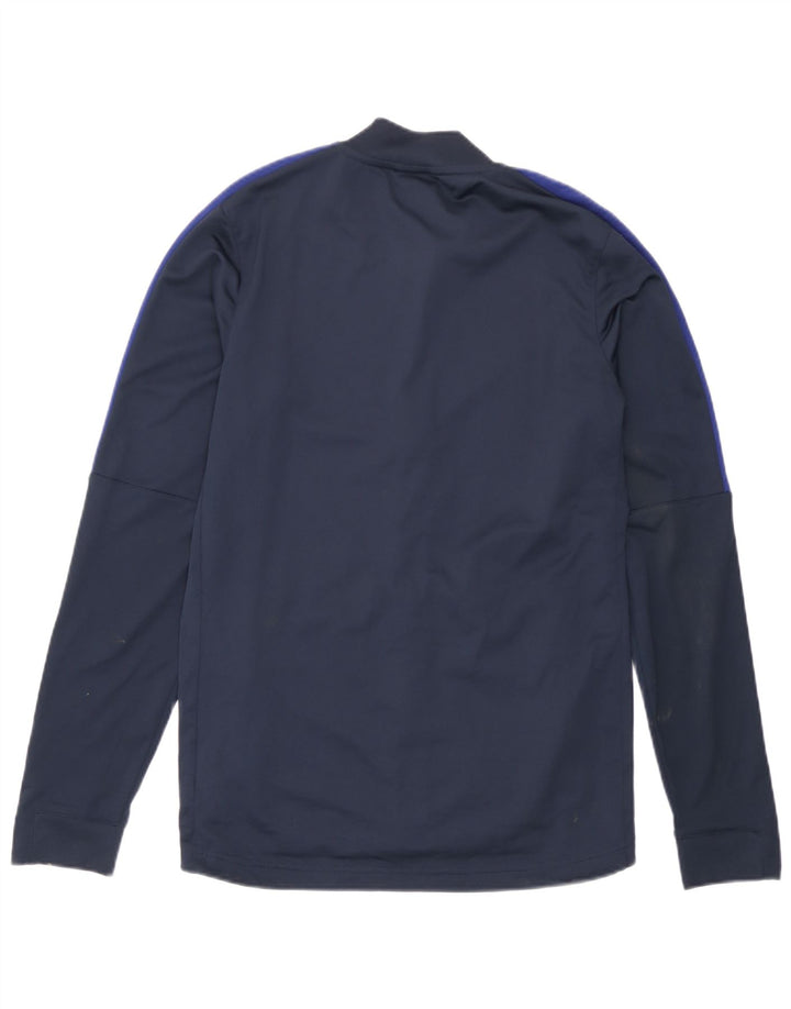 Nike Mens Tracksuit Top Jacket Small Navy Blue Polyester Sports