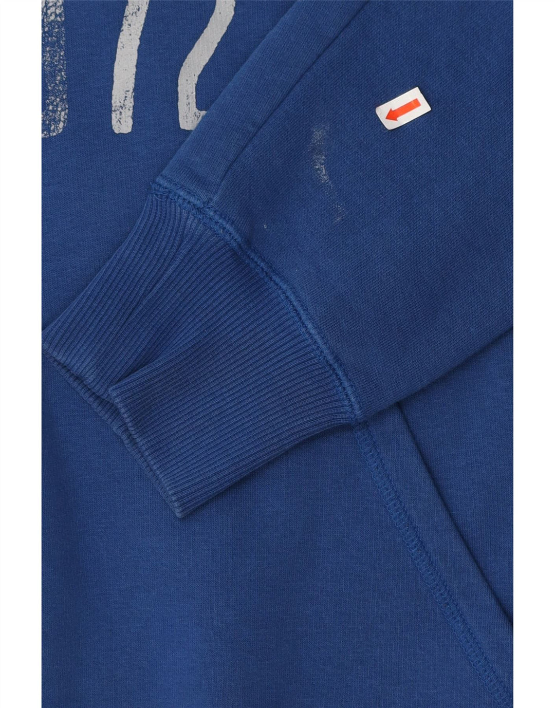 NIKE Mens Graphic Hoodie Jumper Medium Blue Cotton
