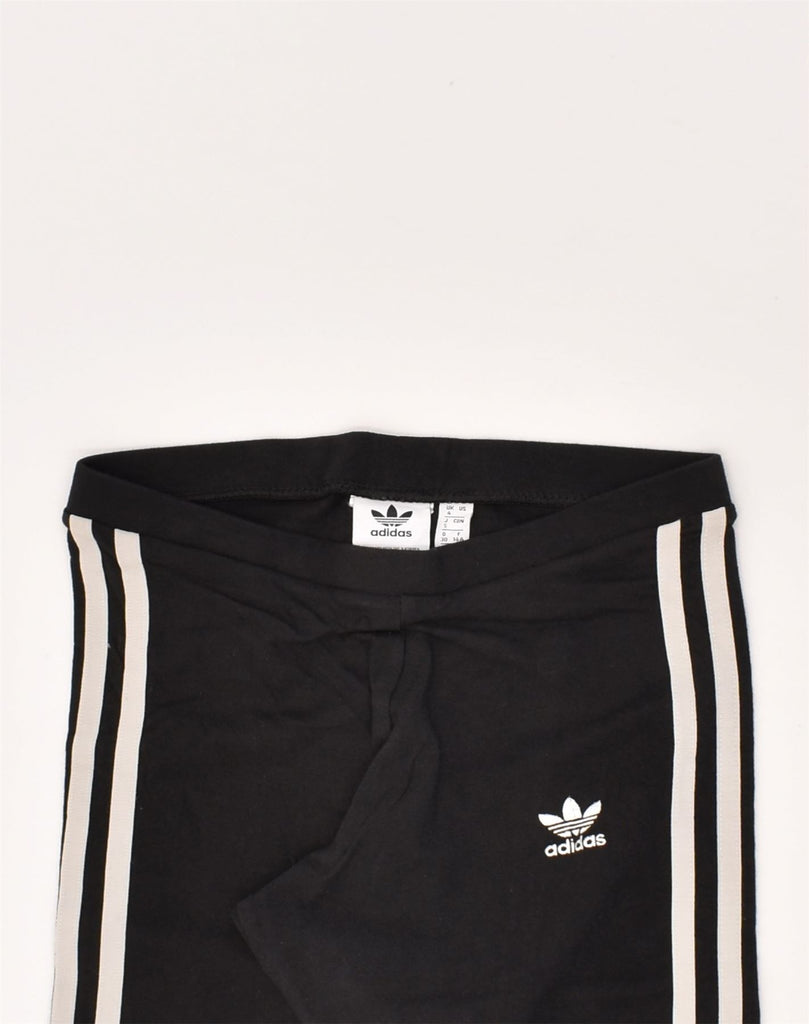 ADIDAS Womens Leggings UK 4 XS  Black | Vintage Adidas | Thrift | Second-Hand Adidas | Used Clothing | Messina Hembry 