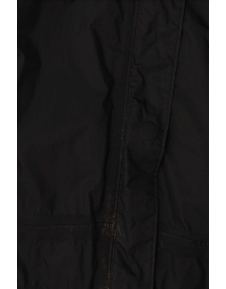 Columbia Womens Omni-Tech Hooded Rain Jacket UK 14 Medium Black Nylon