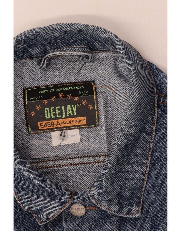 Vintage Mens Denim Jacket UK 42 XL Blue Cotton