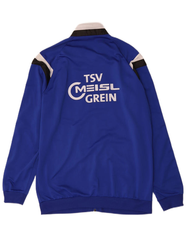 Adidas Mens Graphic Tracksuit Top Jacket Medium Blue Colourblock Polyester