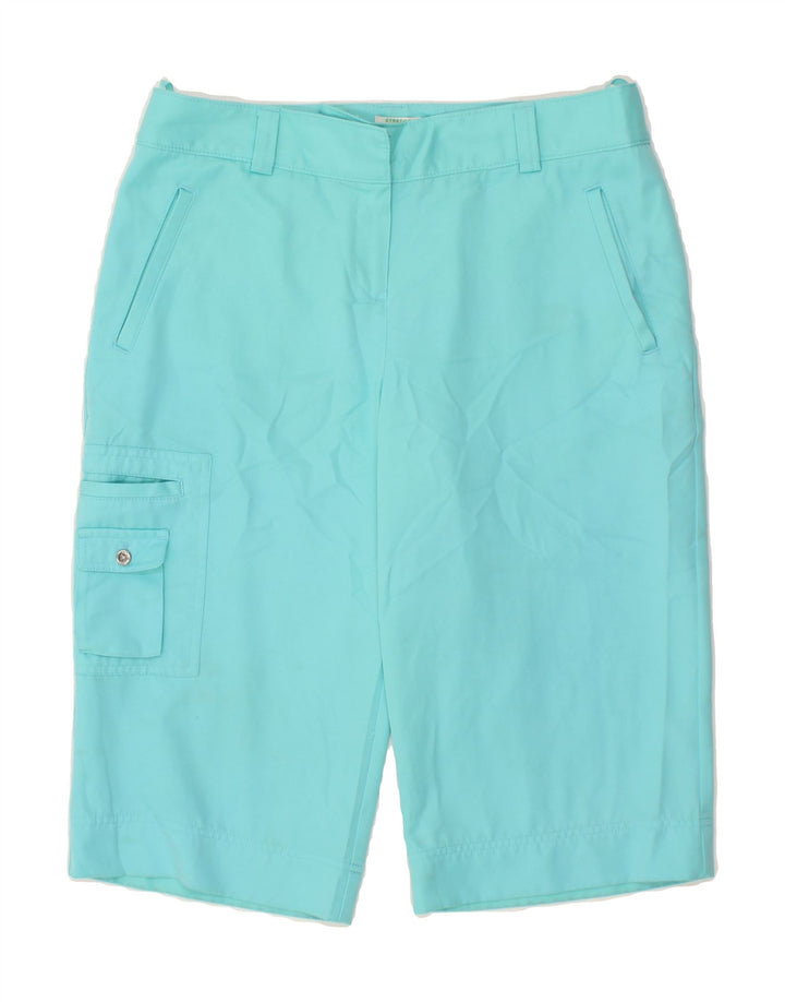 IZOD Womens Cargo Shorts US 10 Large W32  Blue Polyester Vintage Izod and Second-Hand Izod from Messina Hembry 
