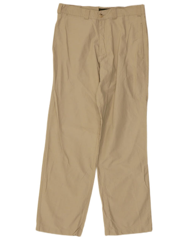 Timberland Mens Straight Chino Trousers W32 L31  Beige Cotton