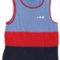 Fila Boys Vest Top 7-8 Years Multicoloured Colourblock
