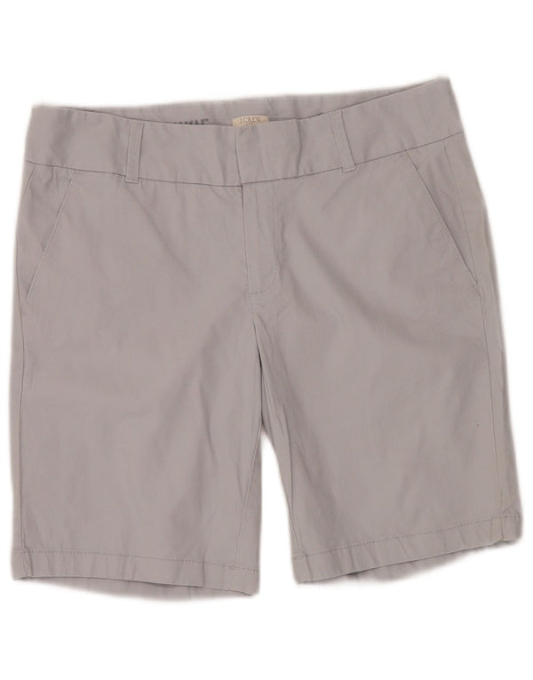 J. CREW Womens Chino Shorts US 6 Medium W30  Grey Cotton