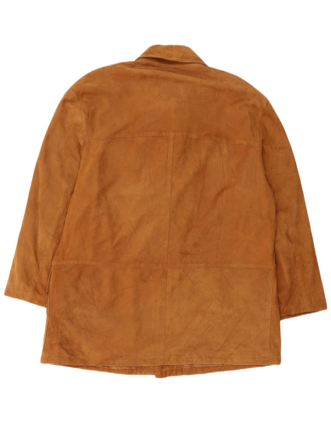 Jean Gabriel Mens Suede Jacket UK 40 Large Brown
