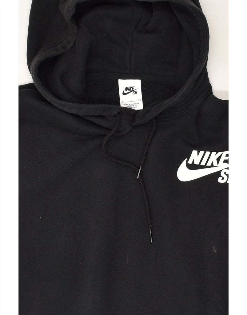 NIKE Mens Hoodie Jumper Small Black Cotton | Vintage Nike | Thrift | Second-Hand Nike | Used Clothing | Messina Hembry 