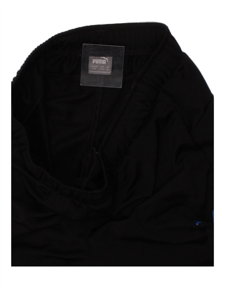 PUMA Boys Tracksuit Trousers 11-12 Years  Black Vintage Puma and Second-Hand Puma from Messina Hembry 