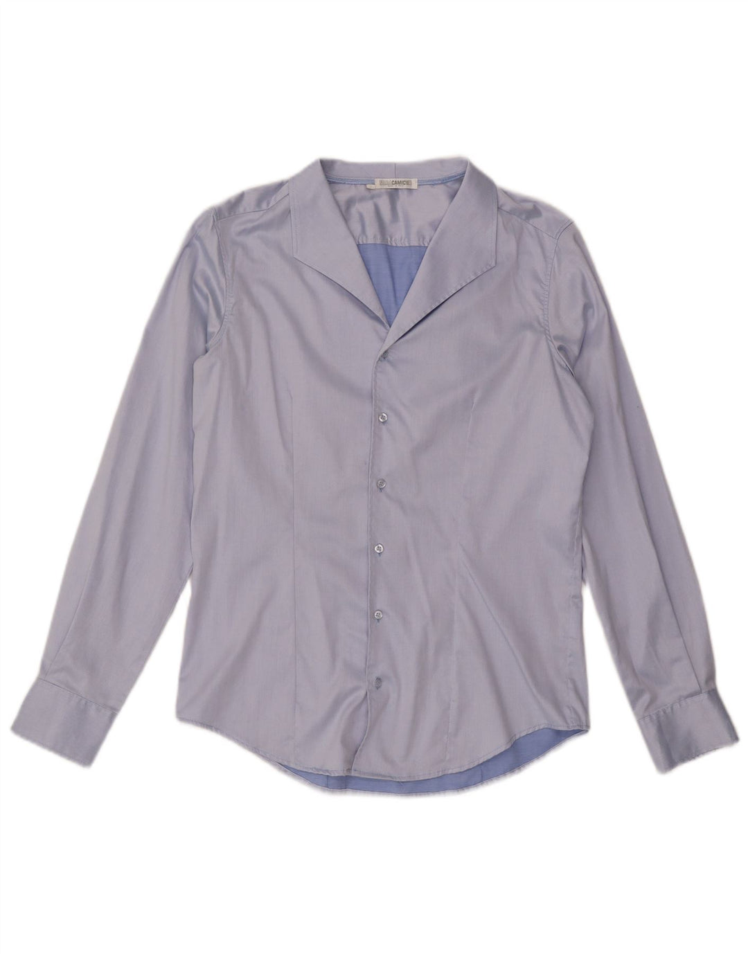 NARACAMICIE Womens Shirt UK 16 Large Blue Cotton
