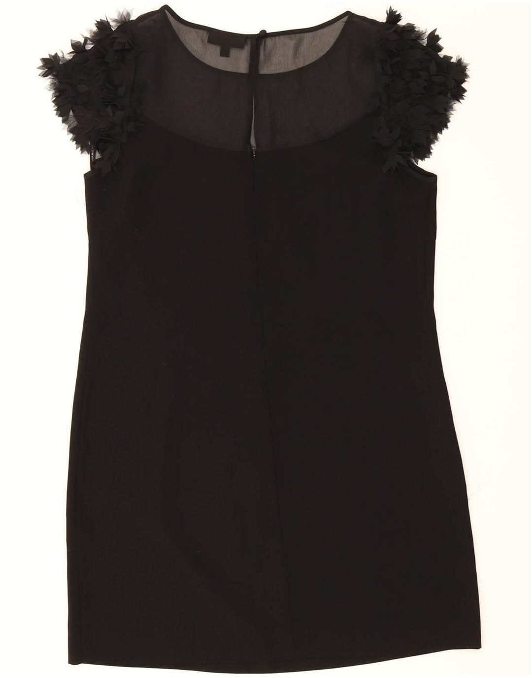 WAREHOUSE Womens Sheath Dress UK 12 Medium Black Polyester Vintage Warehouse and Second-Hand Warehouse from Messina Hembry 