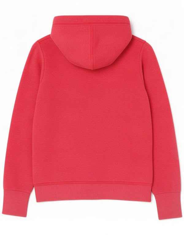 Superdry Womens Zip Hoodie Sweater UK 12 Medium Pink Flecked Polyester