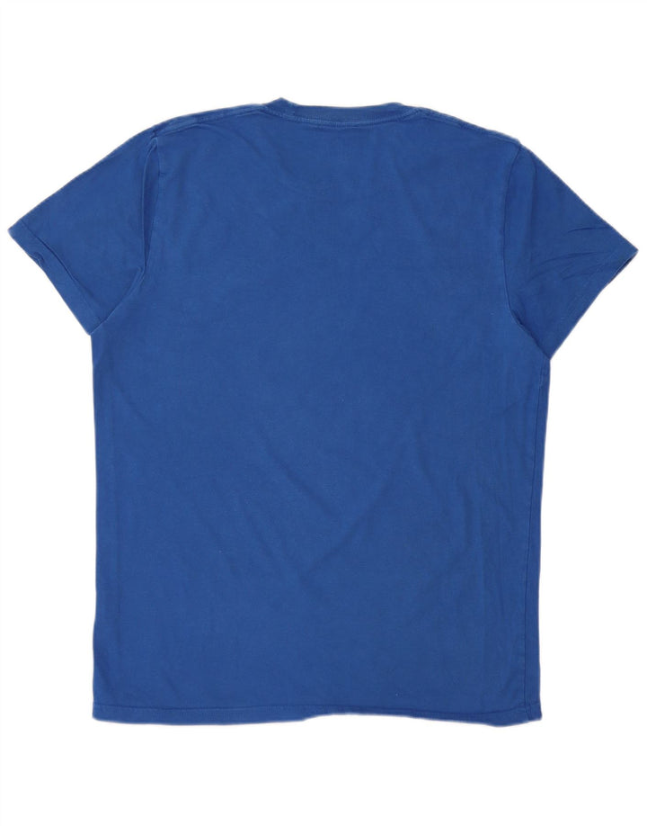 HOLLISTER Mens T-Shirt Top Medium Blue Cotton