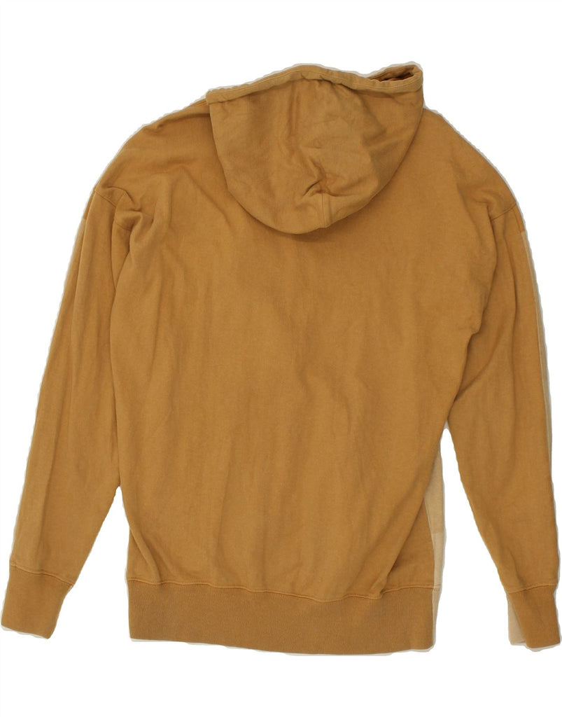 CHAMPION Mens Hoodie Jumper Small Beige Colourblock Vintage Champion and Second-Hand Champion from Messina Hembry 