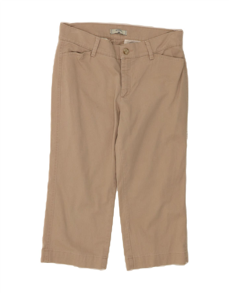 LEE Womens Riders Straight Capri Trousers US 12 Large W32 L20 Beige Cotton Vintage Lee and Second-Hand Lee from Messina Hembry 