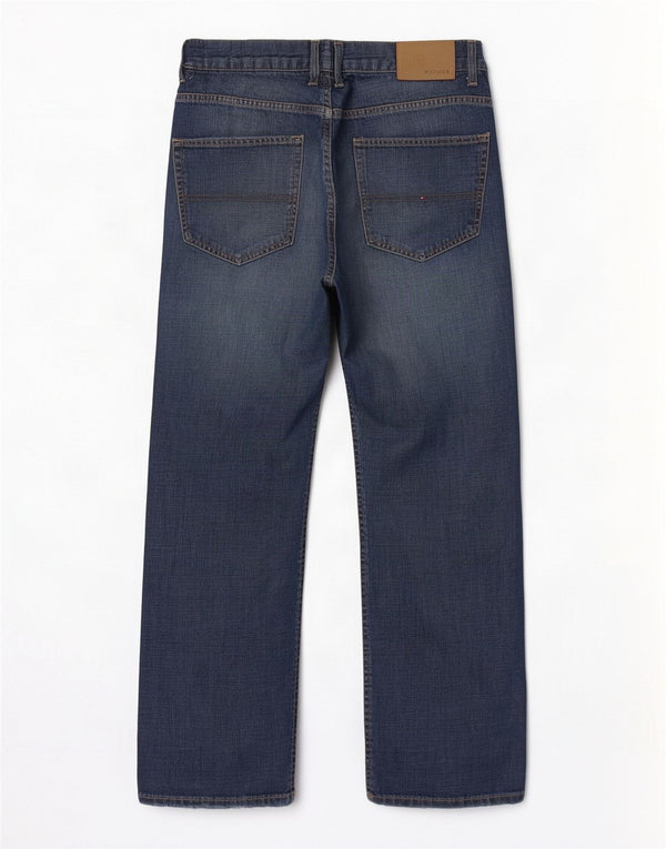 Tommy Hilfiger Mens Straight Jeans W36 L32 Blue
