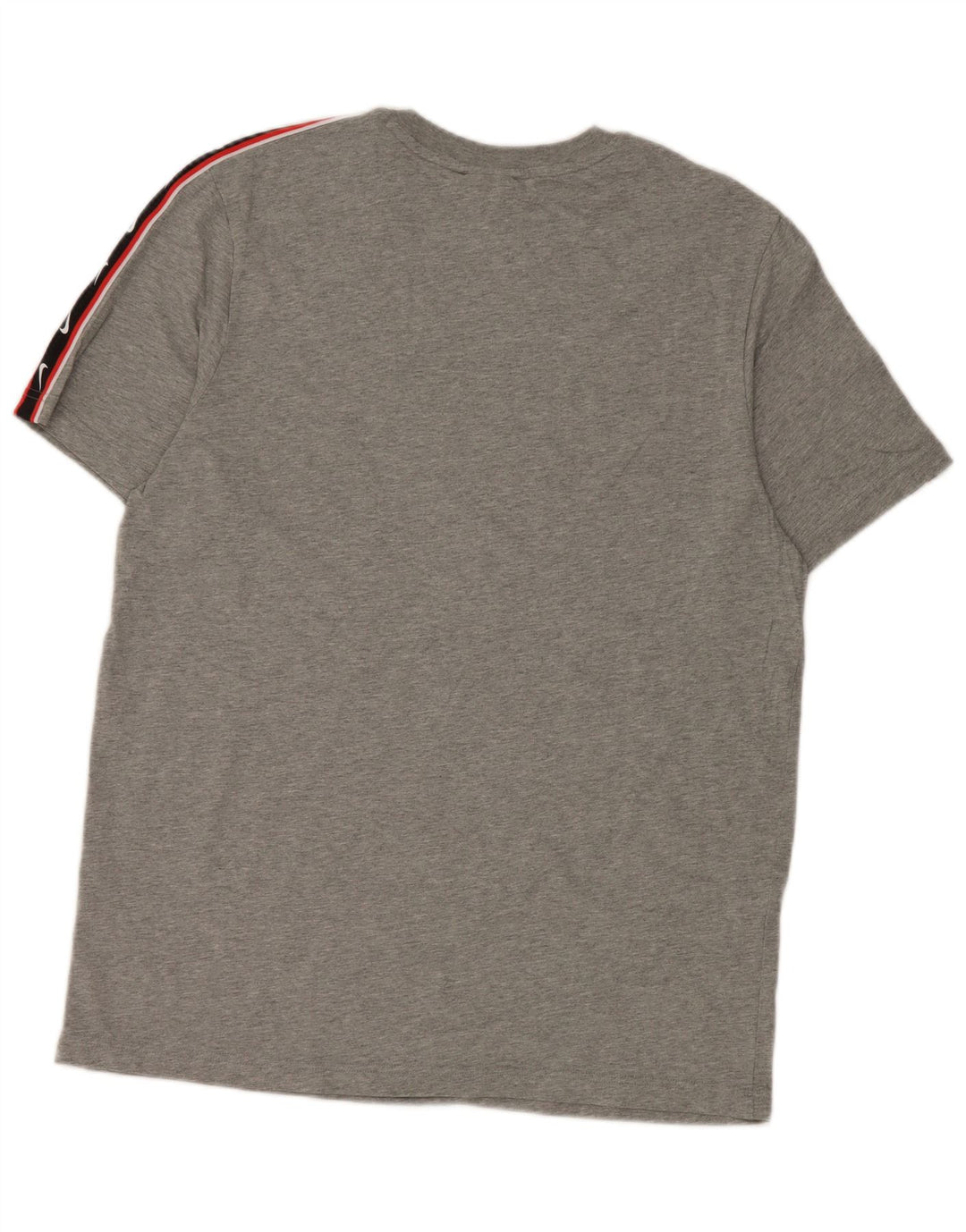 Nike Mens Graphic T-Shirt Top Large Grey Colourblock Cotton